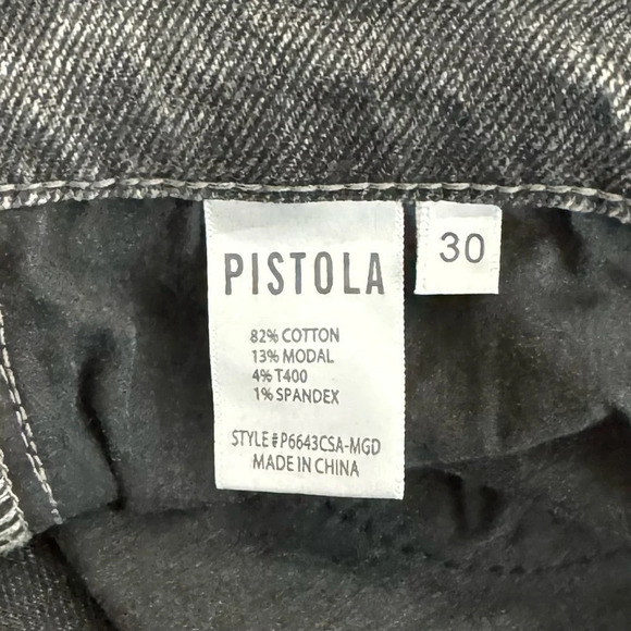 Pistola | Cara Misguided Jeans Button Fly Distressed Raw Cut Hem High Rise EUC - Picture 10 of 11